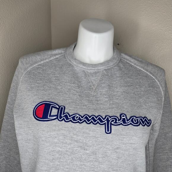 CHAMPION Women's Crewneck Embroidered Logo Sweatshirt Size Large - Picture 5 of 12